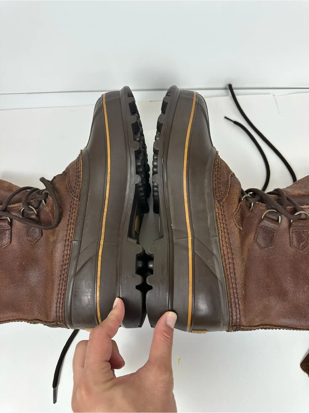 Sorel Kananaskis II Men’s Size 9.0 Brown Leather Insulated Snow Boots LM1002-200